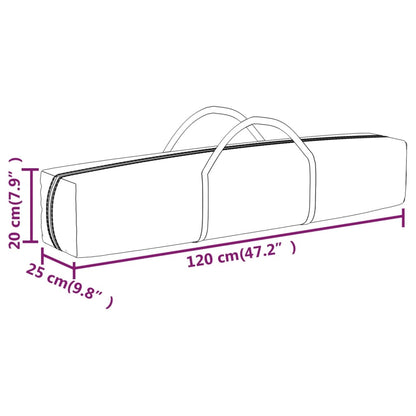 Tenda per Feste Pieghevole Antracite 3x6 m | homemem39