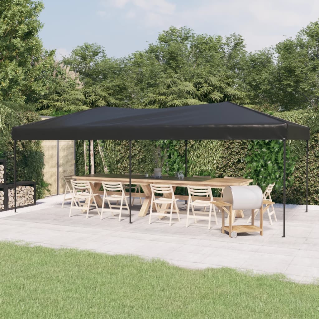 Tenda per Feste Pieghevole Antracite 3x6 m | homemem39