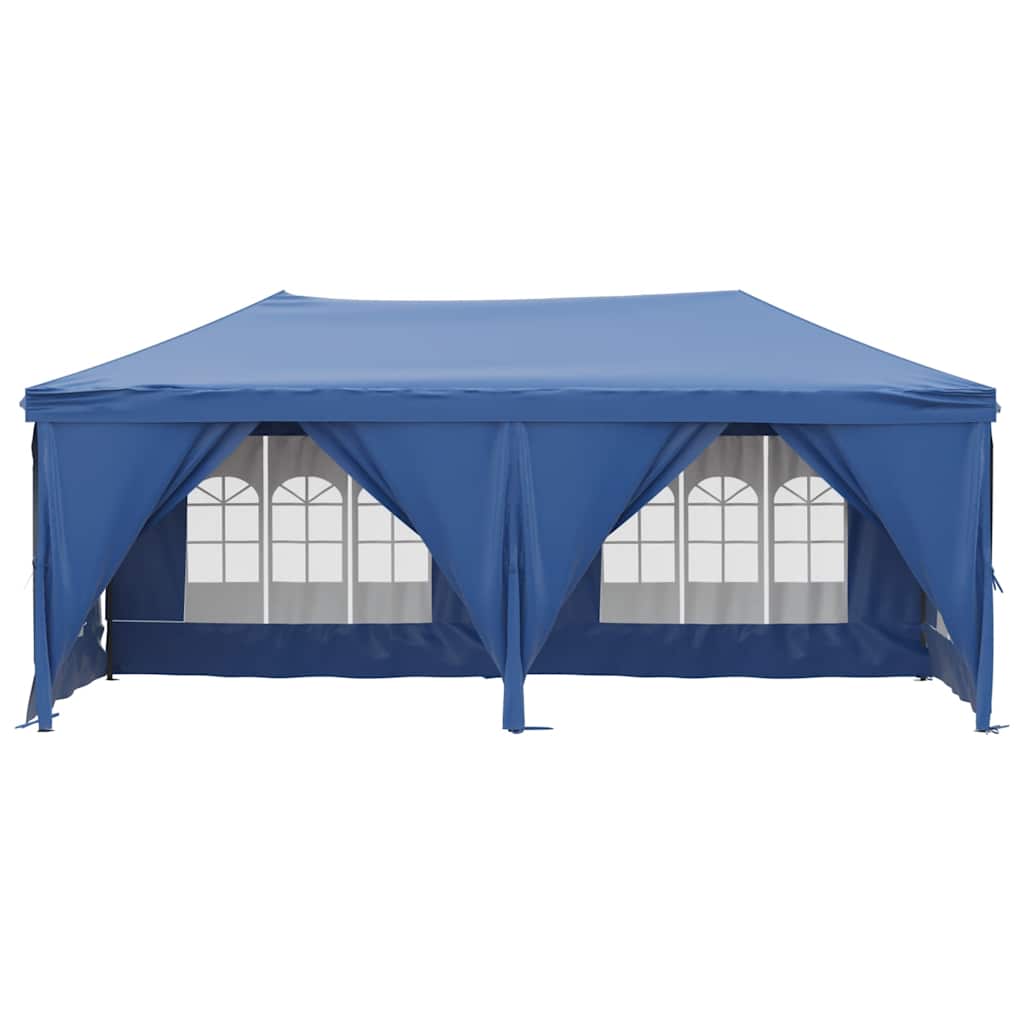 Tenda per Feste Pieghevole con Pareti Laterali Blu 3x6 m | homemem39
