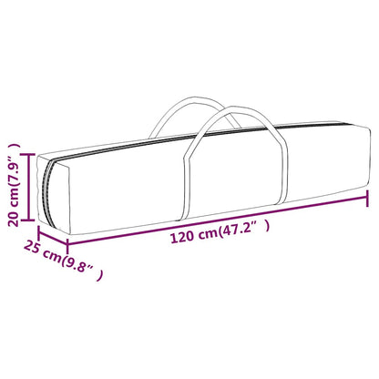 Tenda per Feste Pieghevole con Pareti Laterali Crema 3x6 m | homemem39
