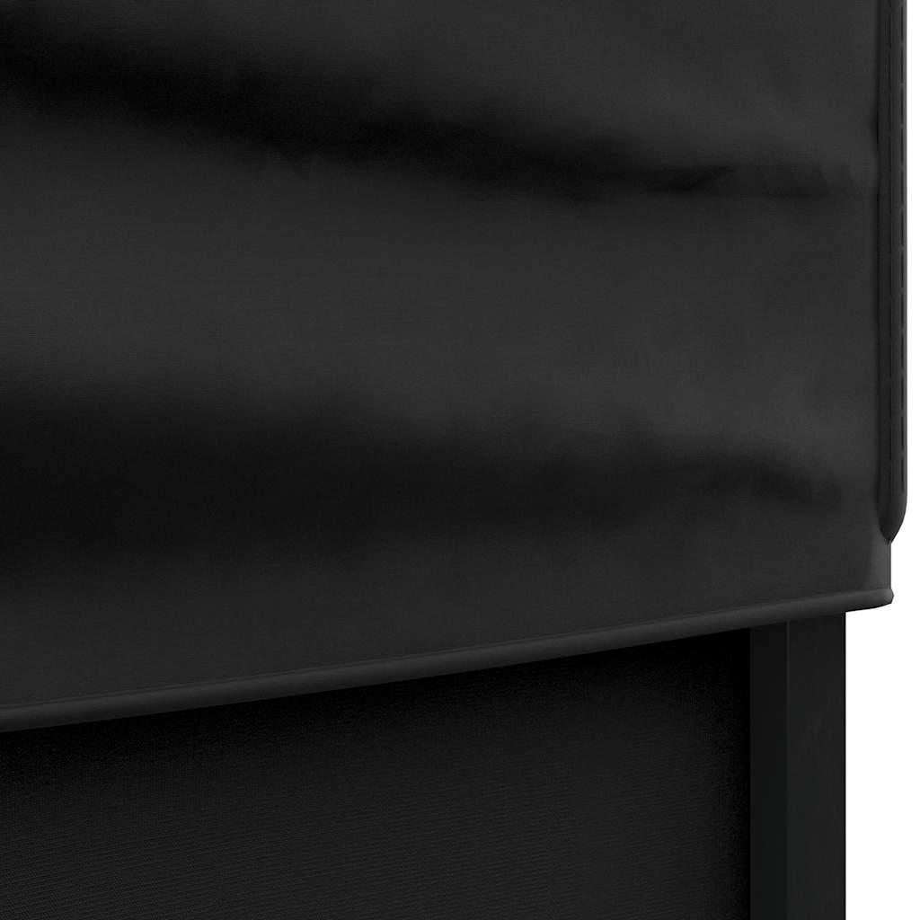 Tenda per Feste Pieghevole con Pareti Laterali Nero 3x6 m | homemem39