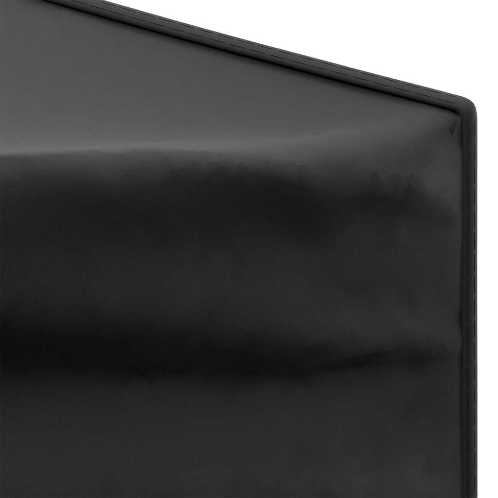 Tenda per Feste Pieghevole con Pareti Laterali Nero 3x6 m | homemem39