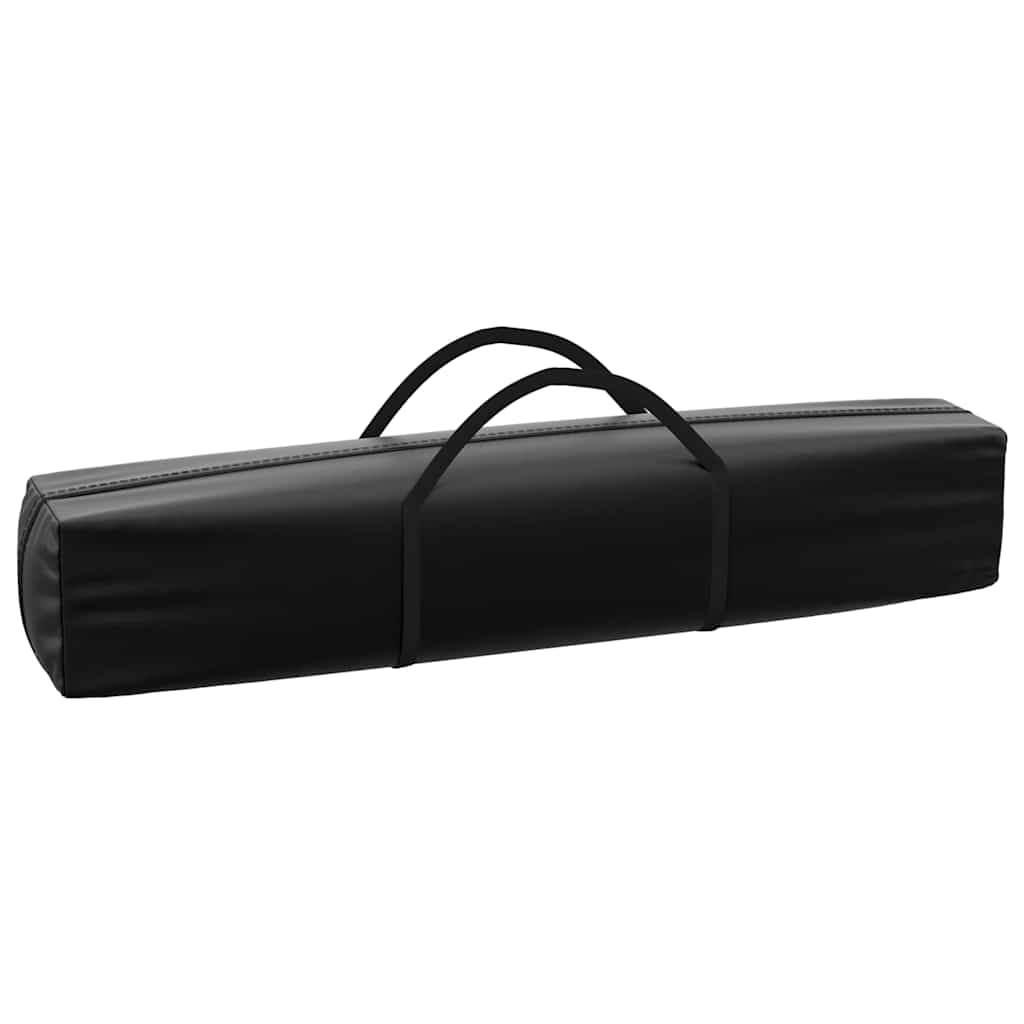 Tenda per Feste Pieghevole con Pareti Laterali Nero 3x6 m | homemem39