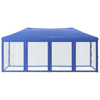 Tenda per Feste Pieghevole con Pareti Laterali Blu 3x6 m - homemem39