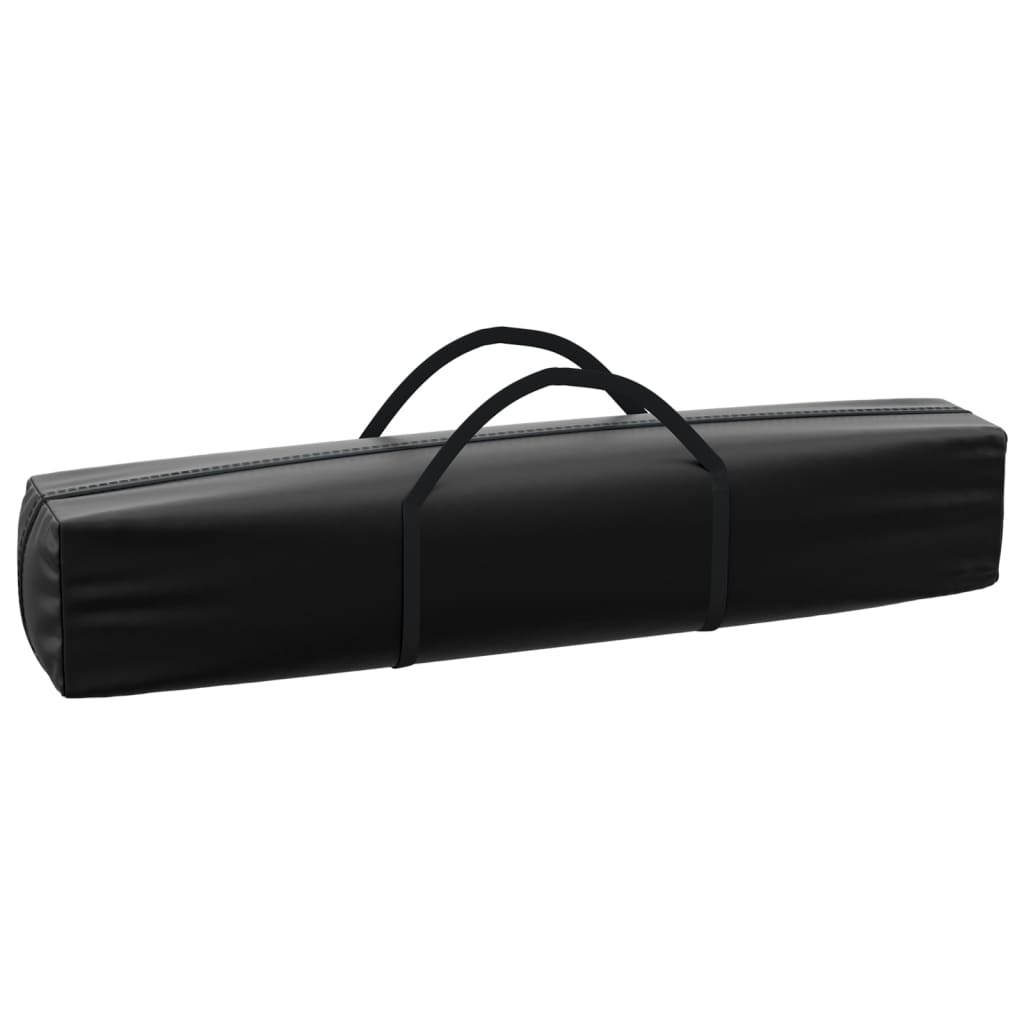 Tenda per Feste Pieghevole con Pareti Laterali Nero 3x6 m
