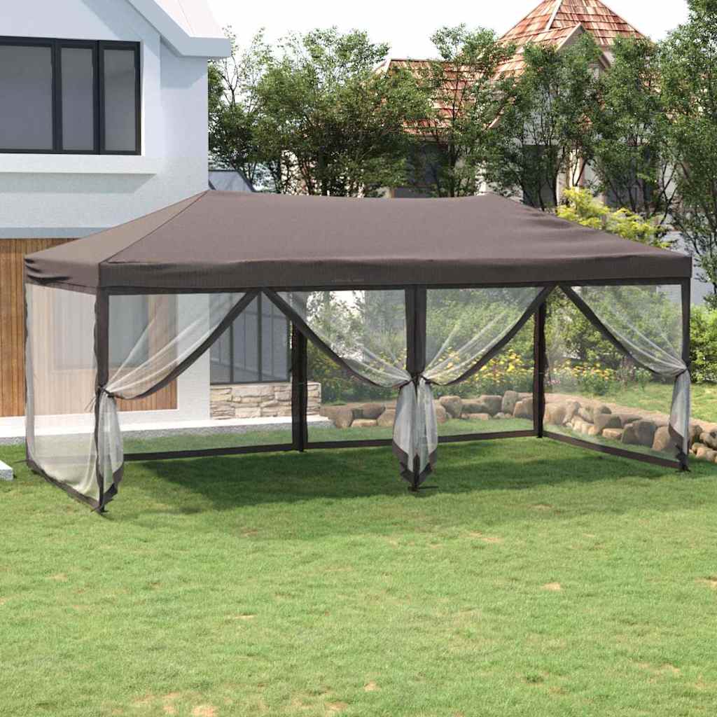 Tenda per Feste Pieghevole con Pareti Laterali