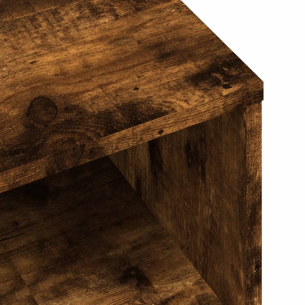 Comodini Rovere Fumo 2 pz 40x30x30 cm Legno Multistrato | homemem39