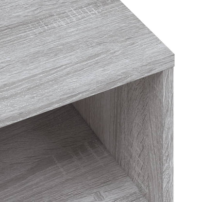 Comodino Grigio Sonoma 40x30x30 cm in Legno Multistrato - homemem39
