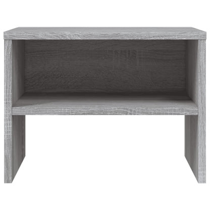 Comodini Grigio Sonoma 2 pz 40x30x30 cm in Legno Multistrato - homemem39