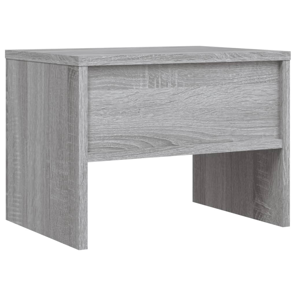 Comodini Grigio Sonoma 2 pz 40x30x30 cm in Legno Multistrato - homemem39