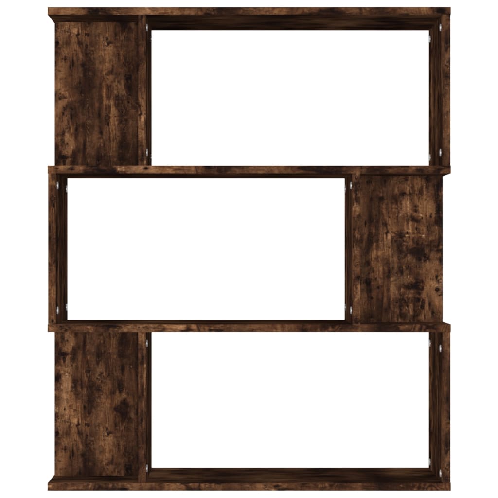 Libreria/Divisorio Rovere Fumo 80x24x96 cm in Legno Ingegnerizzato | homemem39
