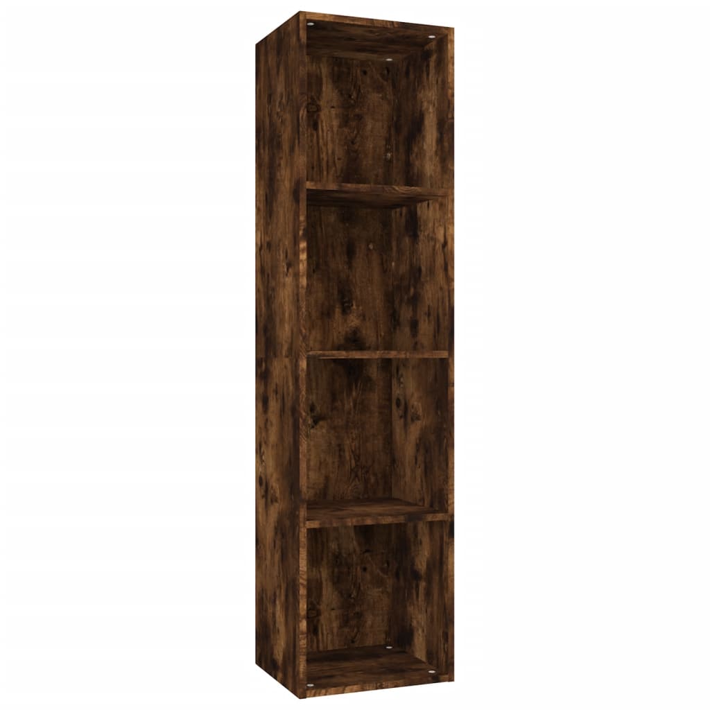 Libreria/Mobile TV Rovere Fumo 36x30x143cm in Legno Multistrato | homemem39