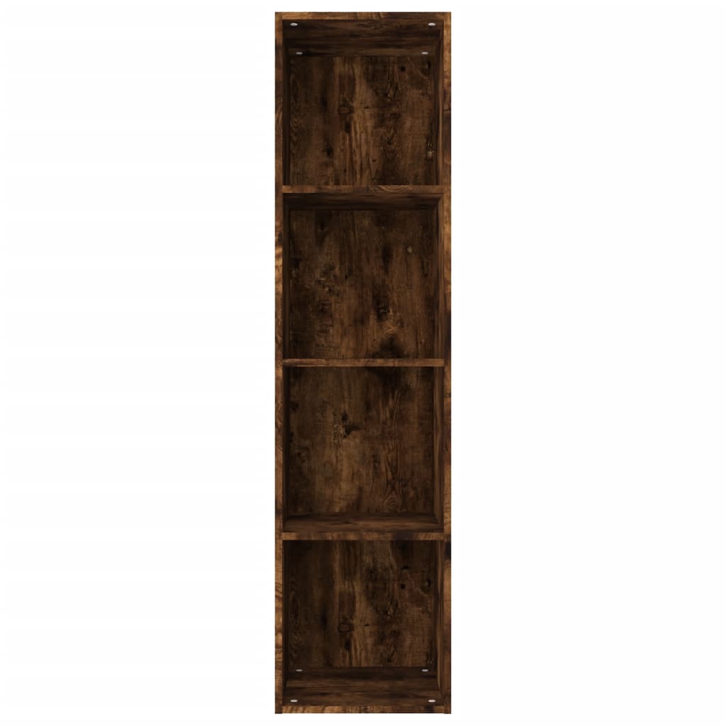 Libreria/Mobile TV Rovere Fumo 36x30x143cm in Legno Multistrato | homemem39
