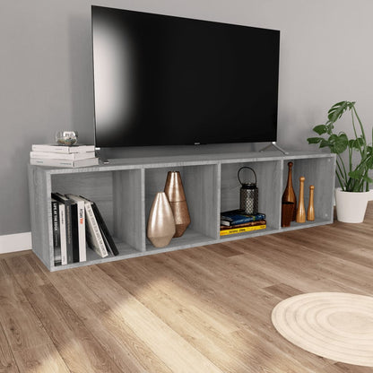 Libreria/Mobile TV Grigio Sonoma 36x30x143 cm Legno Multistrato | homemem39