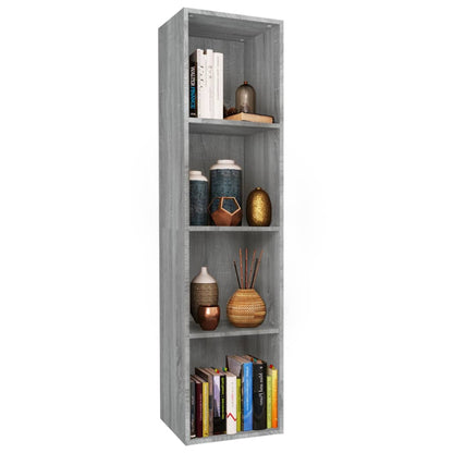 Libreria/Mobile TV Grigio Sonoma 36x30x143 cm Legno Multistrato | homemem39