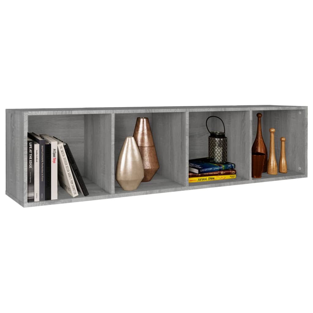 Libreria/Mobile TV Grigio Sonoma 36x30x143 cm Legno Multistrato | homemem39