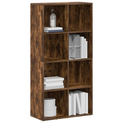 Libreria/Credenza Rovere Fumo 66x30x130 cm in Legno Multistrato