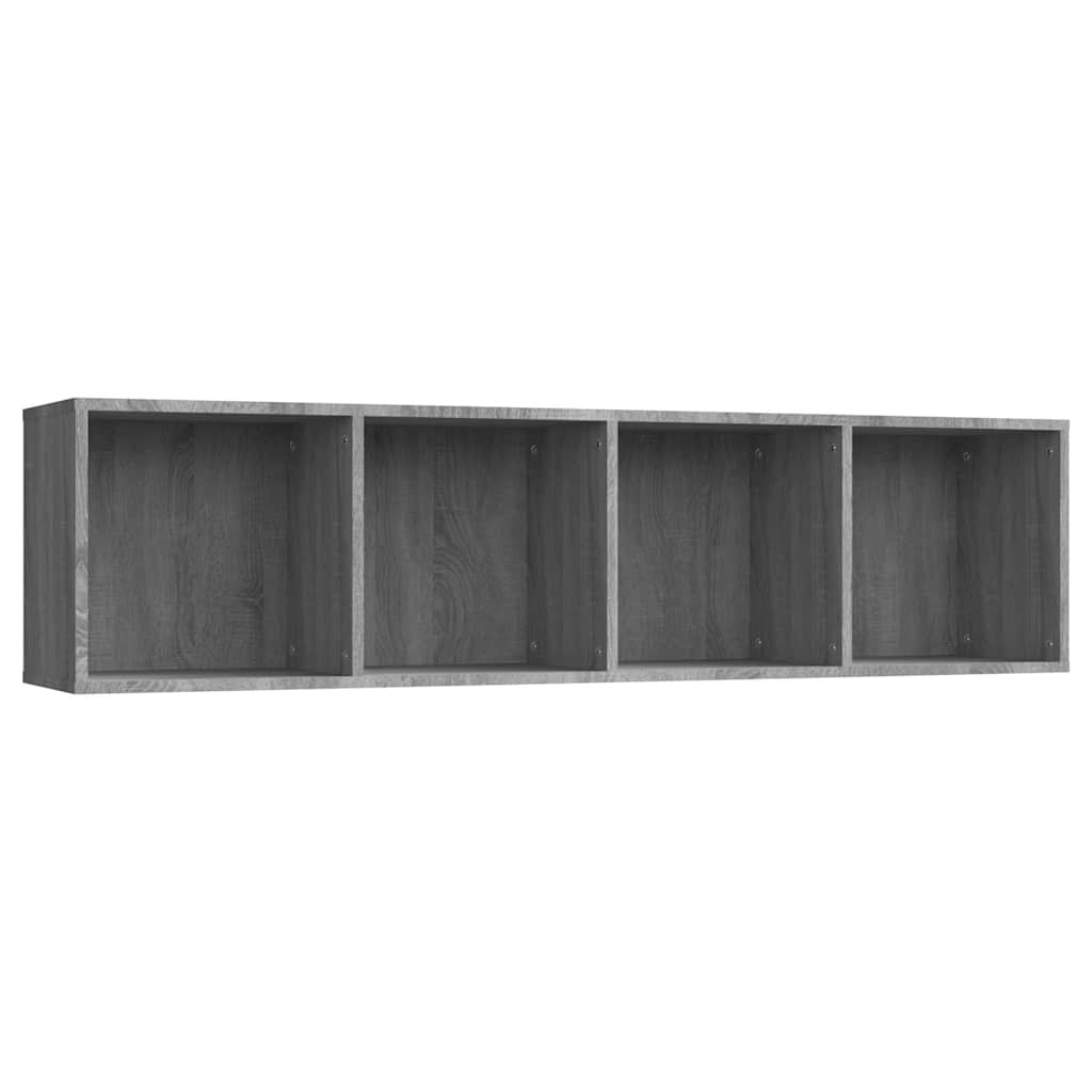 Libreria/Mobile TV Grigio Sonoma 143x30x36 cm Legno Multistrato | homemem39