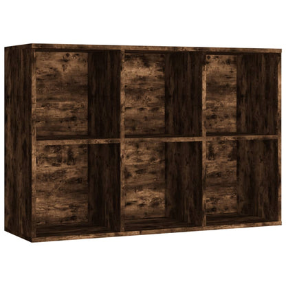 Libreria/Credenza Rovere Fumo 66x30x98 cm in Legno Multistrato | homemem39