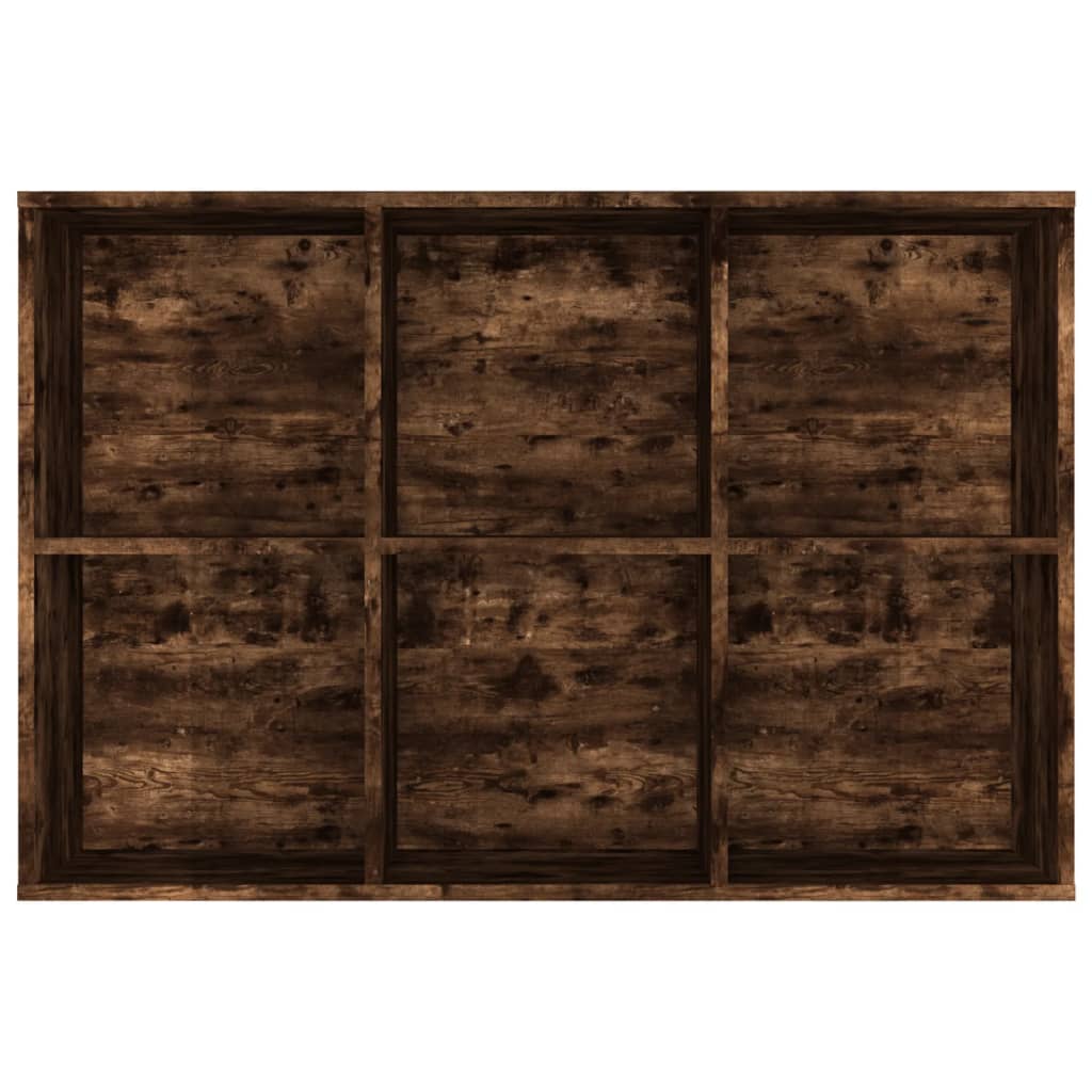 Libreria/Credenza Rovere Fumo 66x30x98 cm in Legno Multistrato | homemem39