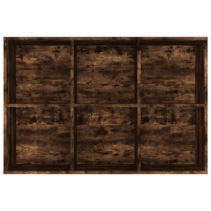Libreria/Credenza Rovere Fumo 66x30x98 cm in Legno Multistrato | homemem39
