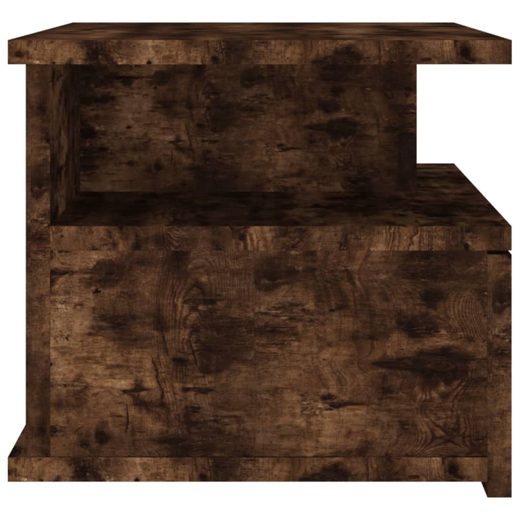 Comodini Pensili Rovere Fumo 2pz 40x31x27 cm Legno Multistrato - homemem39