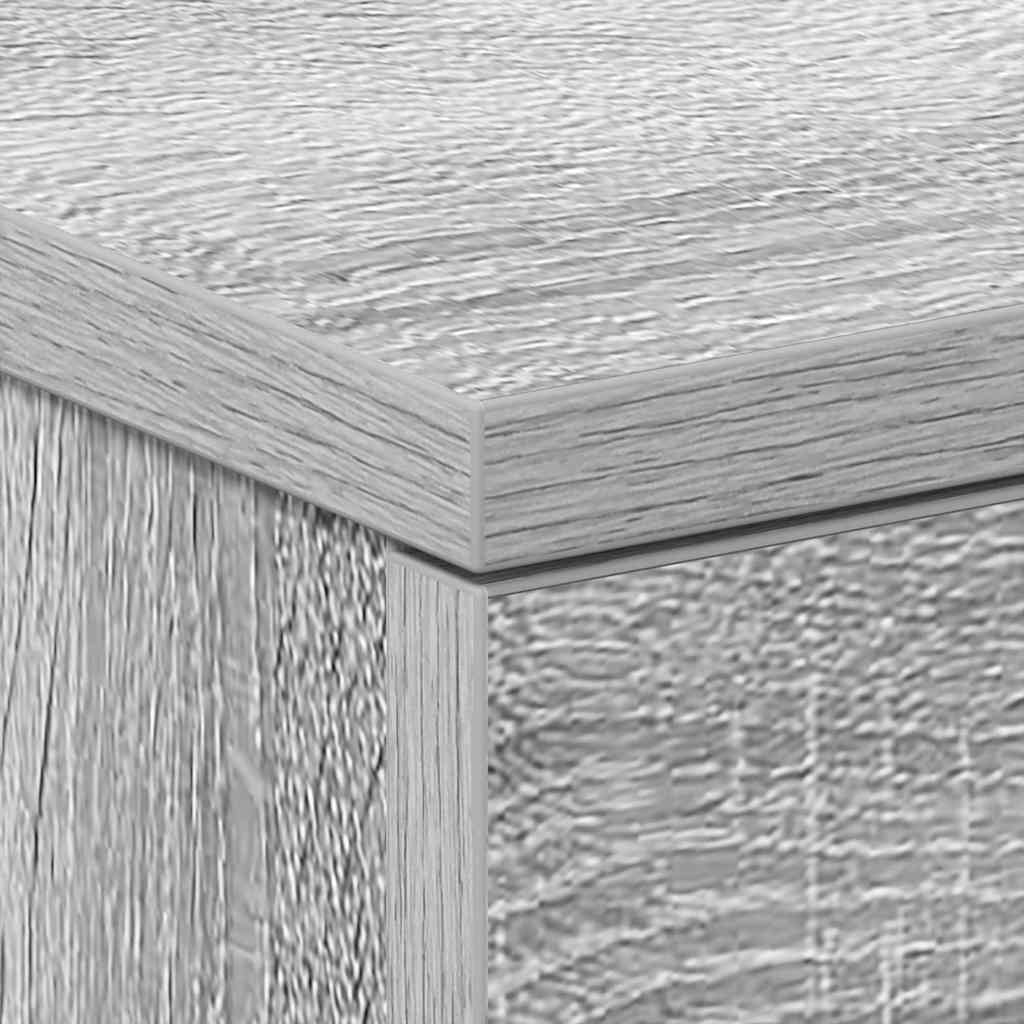 Comodini Grigio Sonoma 2 pz 38x35x56 cm in Legno Multistrato - homemem39