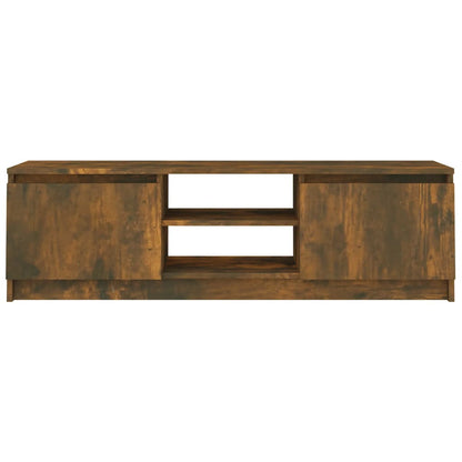 Mobile TV Rovere Fumo 120x30x35,5 cm in Legno Multistrato - homemem39