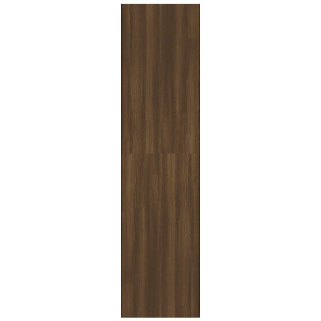 Armadio Rovere Marrone 100x50x200 cm in Legno Multistrato - homemem39