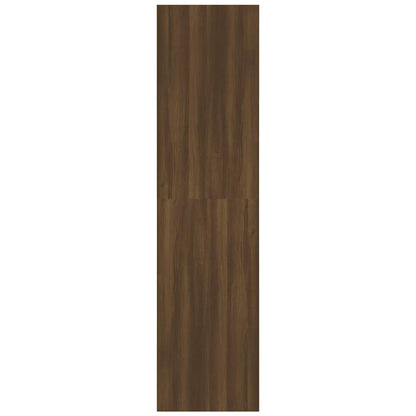 Armadio Rovere Marrone 100x50x200 cm in Legno Multistrato - homemem39