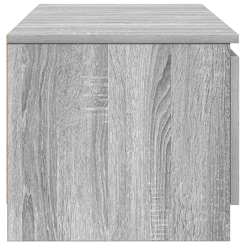 Mobile TV Grigio Sonoma 140x40x35,5 cm in Legno Multistrato - homemem39