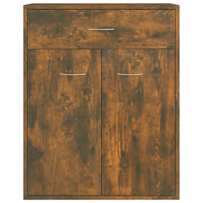Credenza Rovere Fumo 60x30x75 cm in Legno Multistrato - homemem39