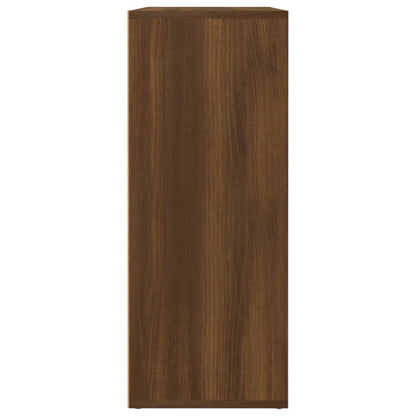 Credenza Rovere Marrone 60x30x75 cm in Legno Multistrato - homemem39