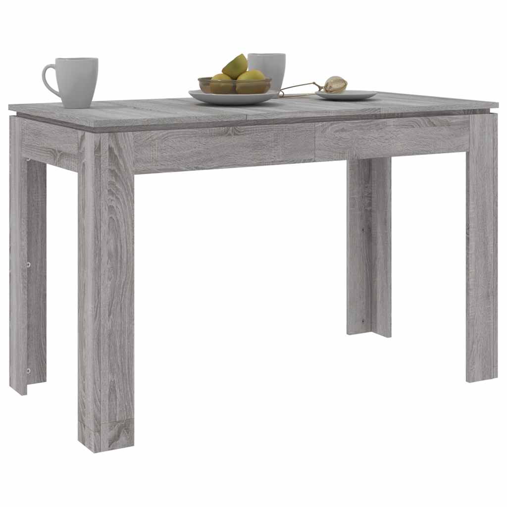 Tavolo da Pranzo Grigio Sonoma 120x60x76 cm Legno Multistrato | homemem39