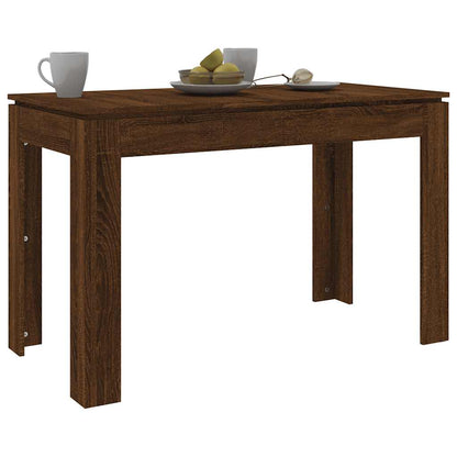 Tavolo da Pranzo Rovere Marrone 120x60x76 cm Legno Multistrato | homemem39
