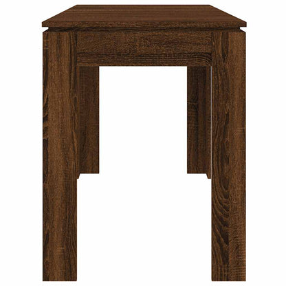 Tavolo da Pranzo Rovere Marrone 120x60x76 cm Legno Multistrato | homemem39