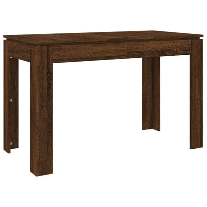 Tavolo da Pranzo Rovere Marrone 120x60x76 cm Legno Multistrato | homemem39