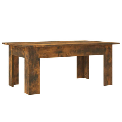 Tavolino da Salotto Rovere Fumo 100x60x42 cm Legno Multistrato | homemem39