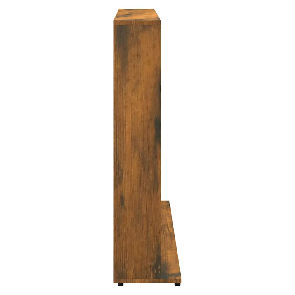 Mobile Porta CD Rovere Fumo 100x23x89,5 cm in Legno Multistrato - homemem39