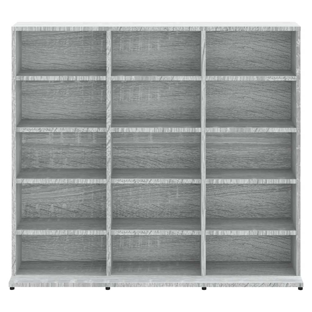 Mobile Porta CD Grigio Sonoma 100x23x89,5 cm Legno Multistrato