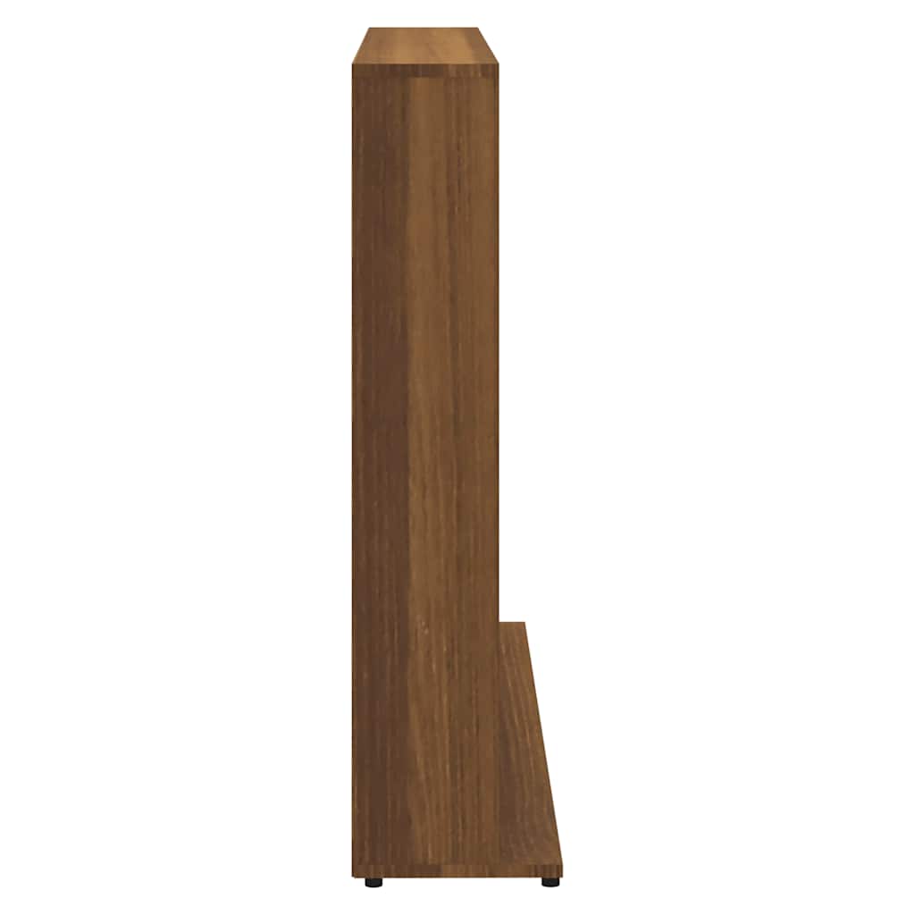 Mobile Porta CD Rovere Marrone 100x23x89,5 cm Legno Multistrato - homemem39