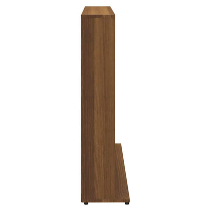 Mobile Porta CD Rovere Marrone 100x23x89,5 cm Legno Multistrato - homemem39