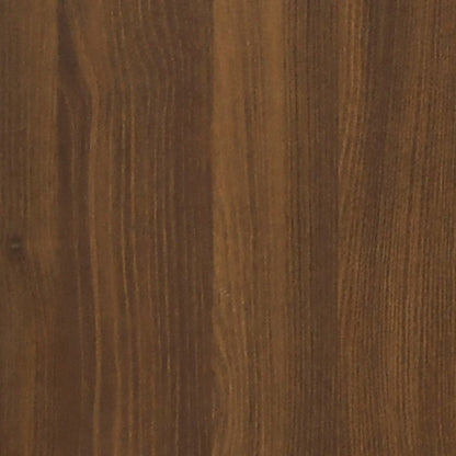 Mobile Porta CD Rovere Marrone 100x23x89,5 cm Legno Multistrato - homemem39