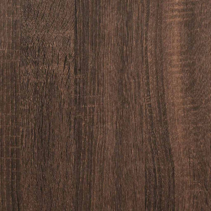 Scrivania Rovere Marrone 90x45x76 cm in Legno Multistrato - homemem39