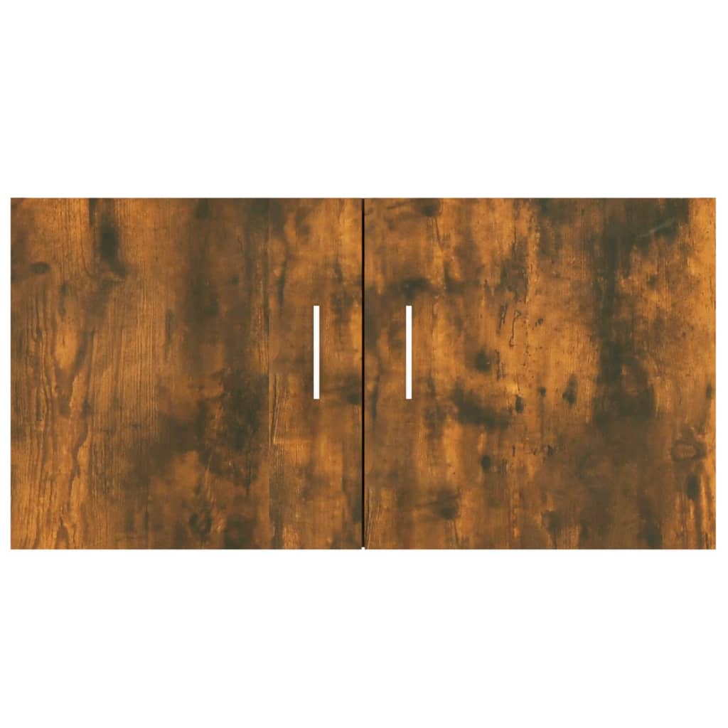 Armadietto da Parete Rovere Fumo 80x39x40 cm Legno Multistrato | homemem39
