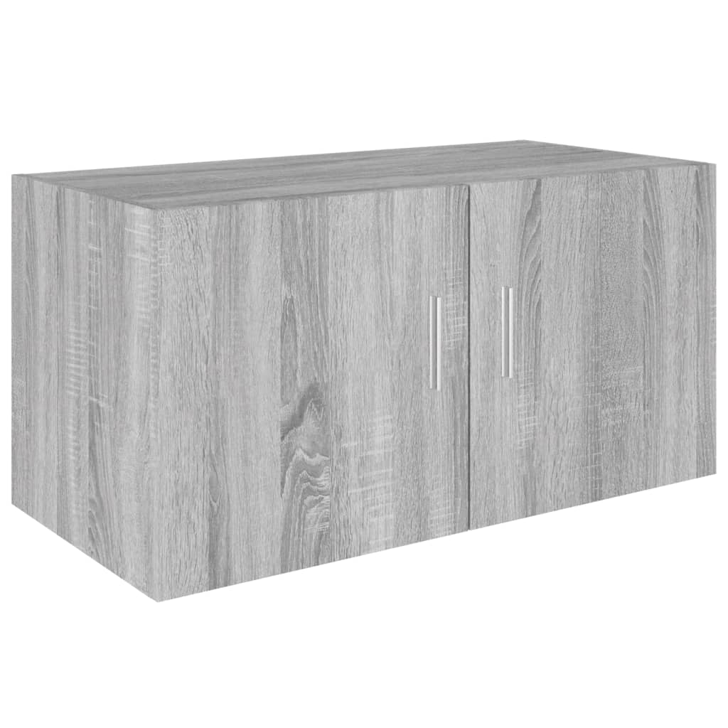 Armadietto da Parete Grigio Sonoma 80x39x40cm Legno Multistrato | homemem39