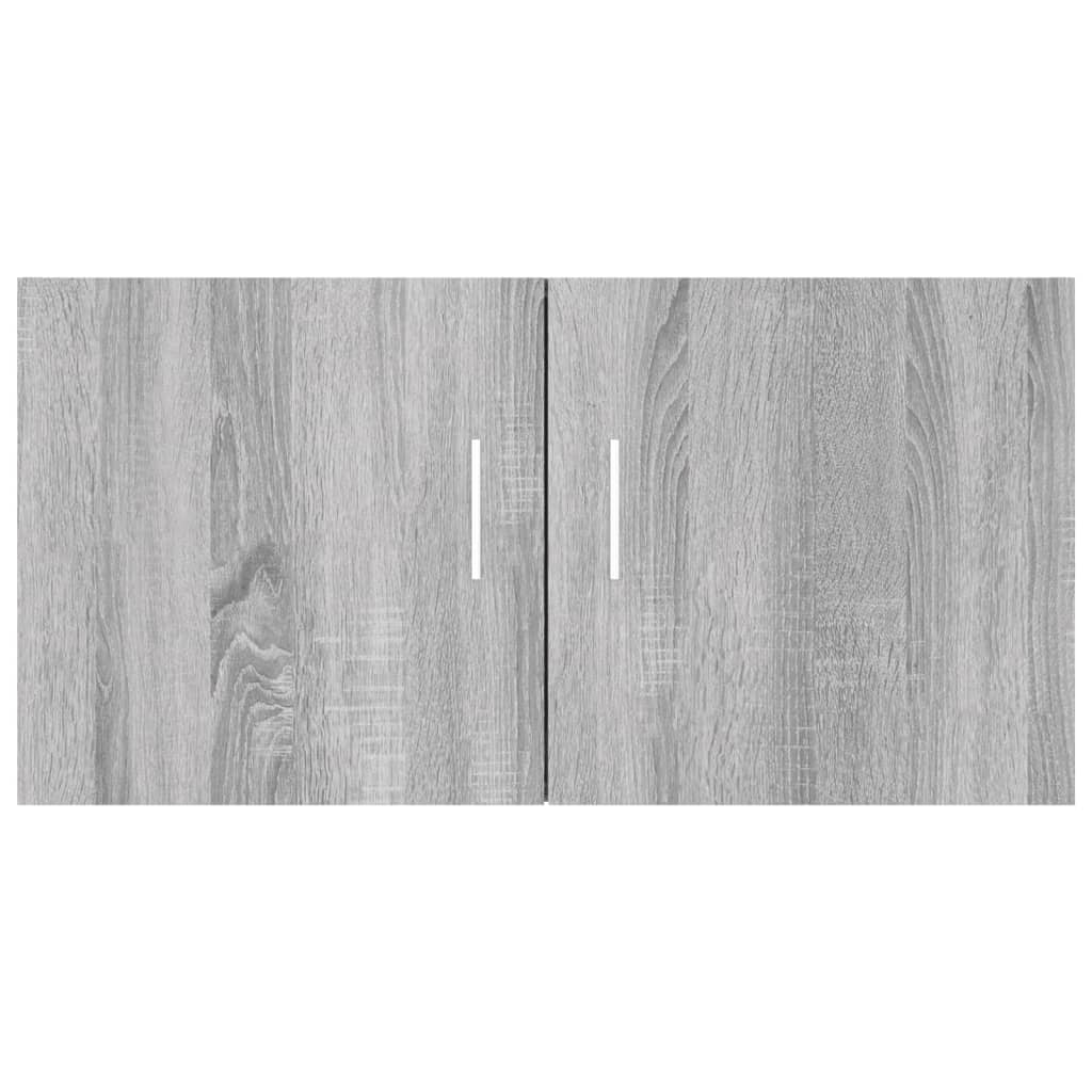 Armadietto da Parete Grigio Sonoma 80x39x40cm Legno Multistrato | homemem39