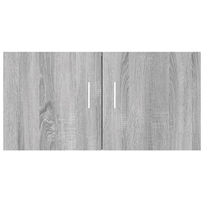 Armadietto da Parete Grigio Sonoma 80x39x40cm Legno Multistrato | homemem39
