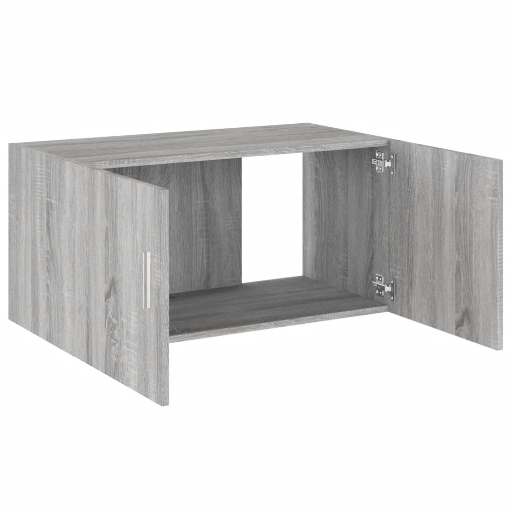 Armadietto da Parete Grigio Sonoma 80x39x40cm Legno Multistrato | homemem39