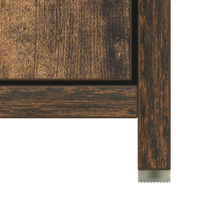 Armadietto Bagno Rovere Fumo 30x30x183,5cm Legno tecnico